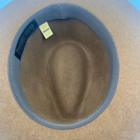Goorin Brother Wool Felt Fedora Hat Brown Size Medium - Picture 9 of 9